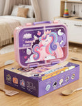 Kids Unicorn Lunch Box for School | Cute Printed Food Box