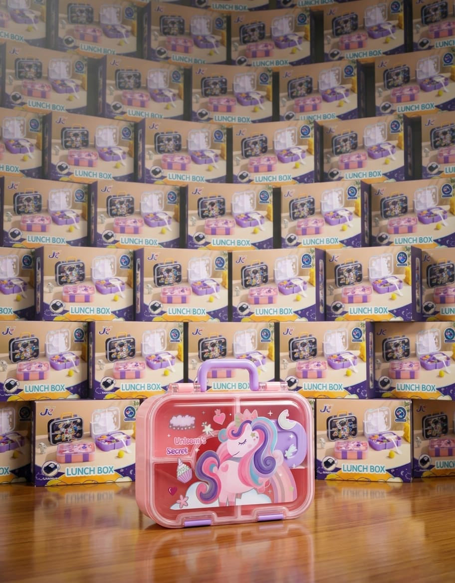 Kids Unicorn Lunch Box for School | Cute Printed Food Box