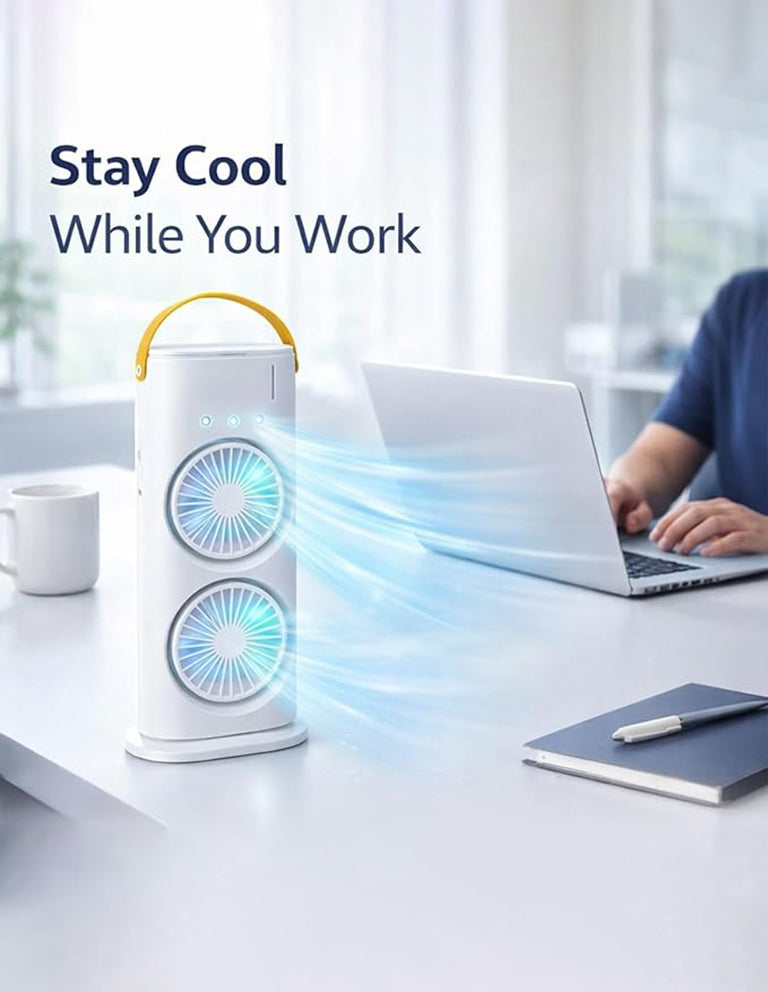 Rechargeable Air Conditioner Water Cooler