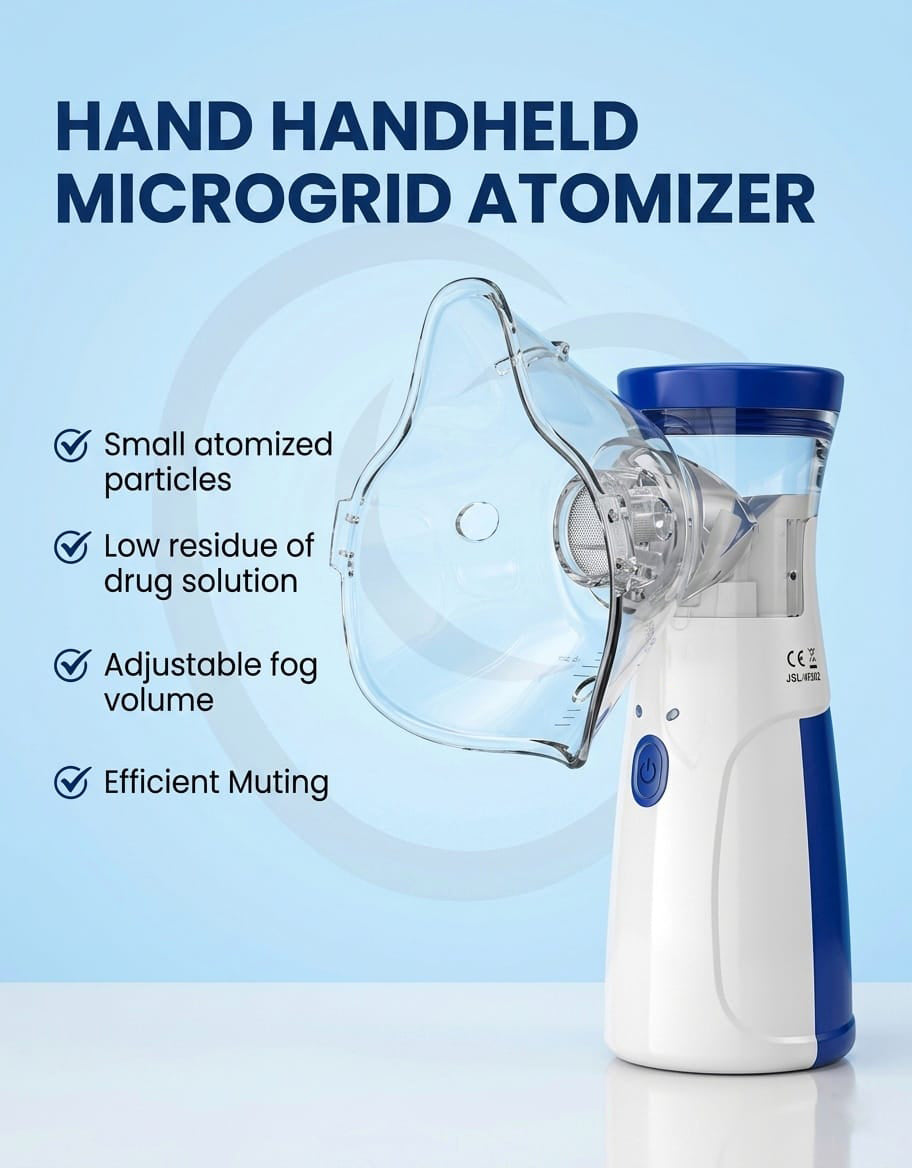 Portable Mesh Nebulizer for Adults & Kids