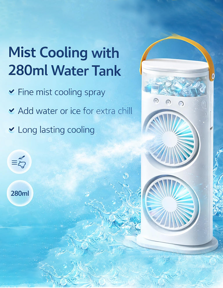 Rechargeable Air Conditioner Water Cooler