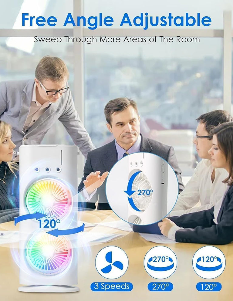 Rechargeable Air Conditioner Water Cooler