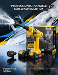 Portable Wireless High Pressure Car Washer Gun | 48V Cordless Washer