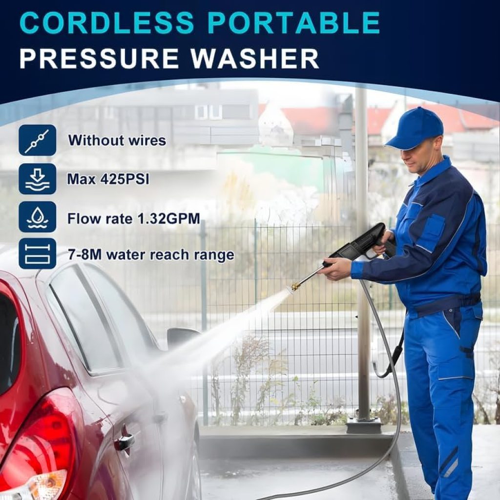 high pressure car washing gun
