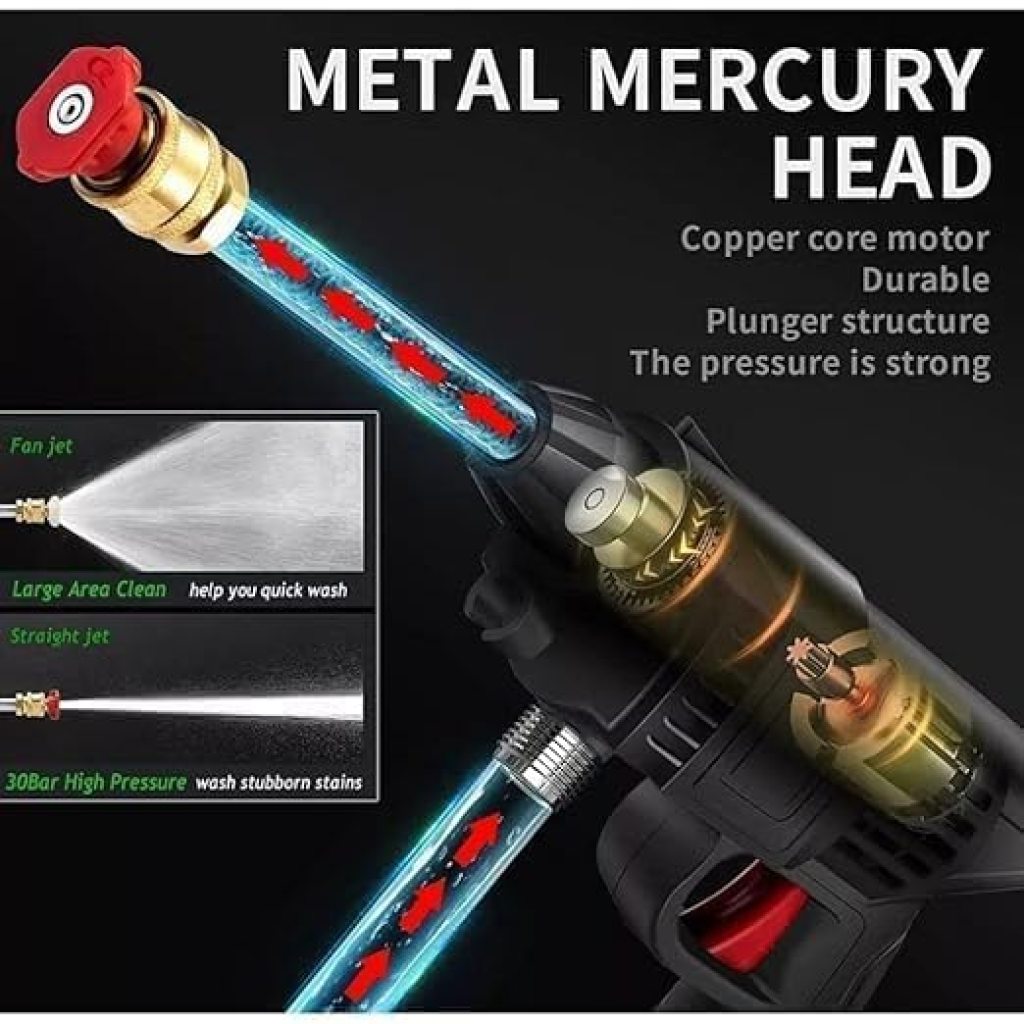 high pressure car washing gun
