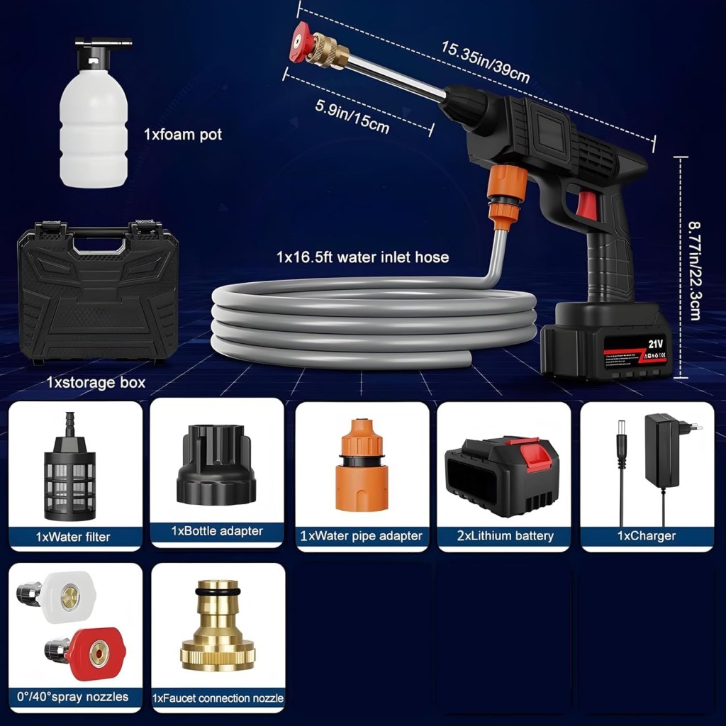high pressure car washing gun